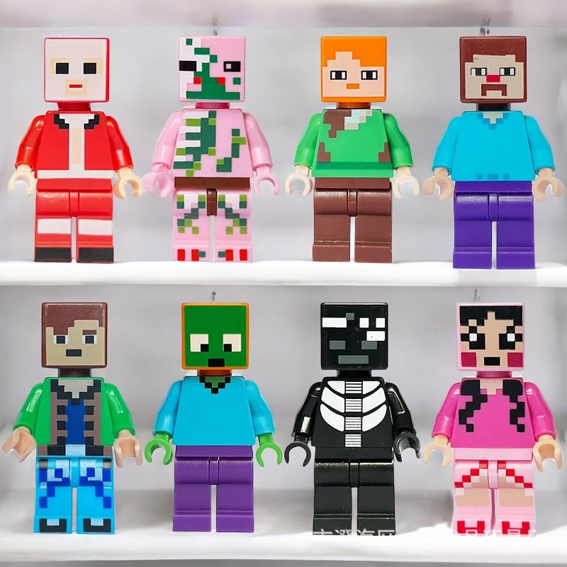 Pixel Adventure Character Set - 8/14pcs Teeny Pandas