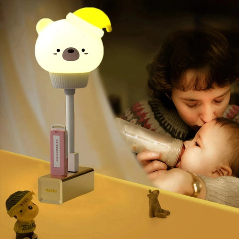 Cute Cartoon USB LED Night Light for Kids