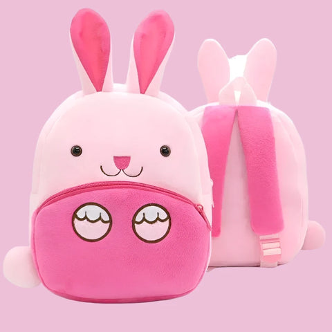 Cute Cartoon Animal Series Plush Backpack for Kids