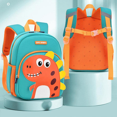 Cute 3D Cartoon Dinosaur School Bag for Boys & Girls