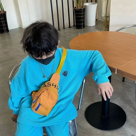Chest Bag for Kids - Casual Shoulder Crossbody Bag for Boys