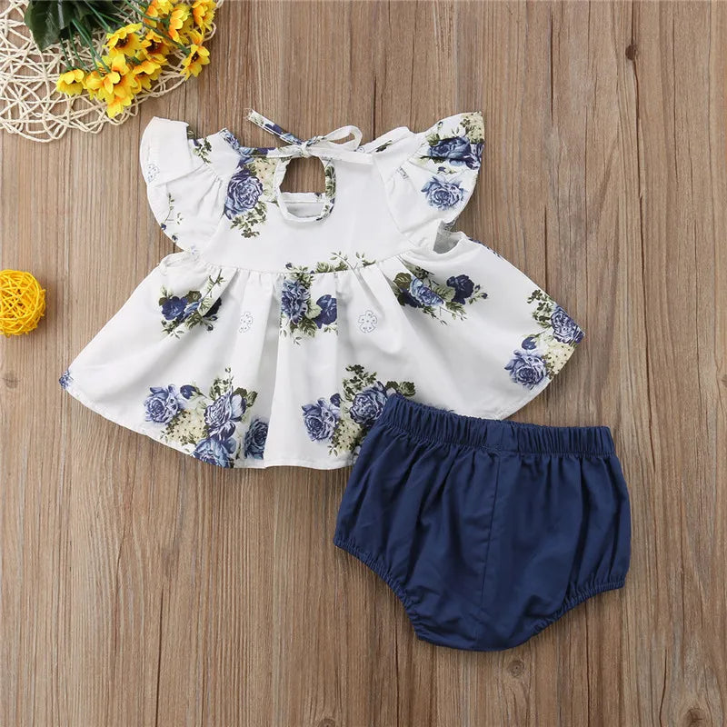Baby Girl Summer Swim Set - Breathable and Stylish Baby Outfit Teeny Pandas