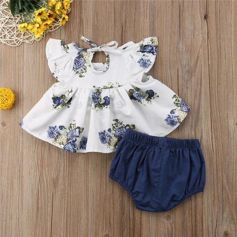 Baby Girl Summer Swim Set - Breathable and Stylish Baby Outfit Teeny Pandas