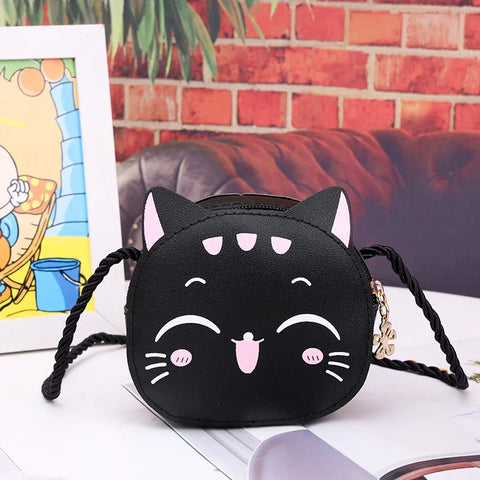 Cute Cat Cartoon Crossbody Bag