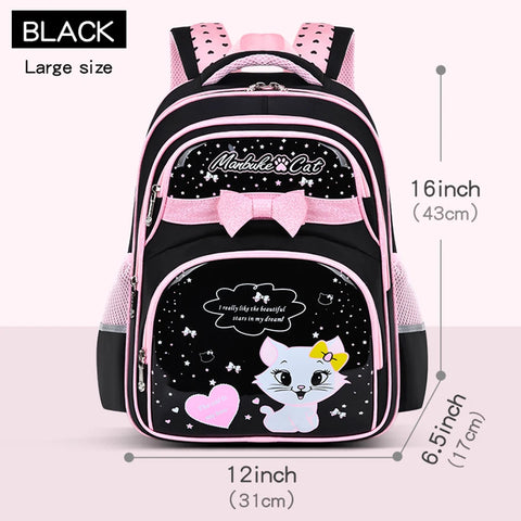 Cute Kitten Backpack for School