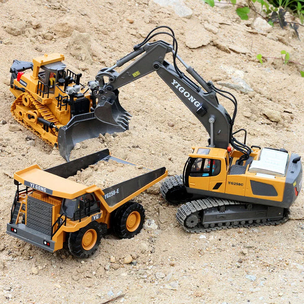 Remote-Controlled Construction Machinery Toys 1/24 - The Ultimate Construction Adventure!