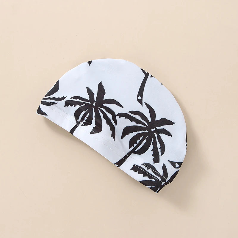 Boys Swimsuit Set with UV Protection & Hat - For Stylish Summer Adventure! Teeny Pandas