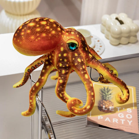 Octopus Plush Toy – Soft Stuffed Marine Animal for Kids and Adults
