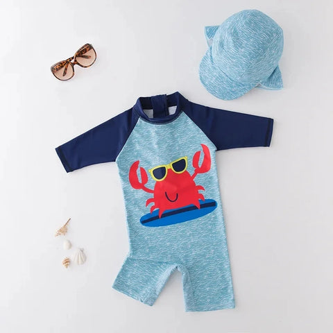 Kids Swimwear with Cap