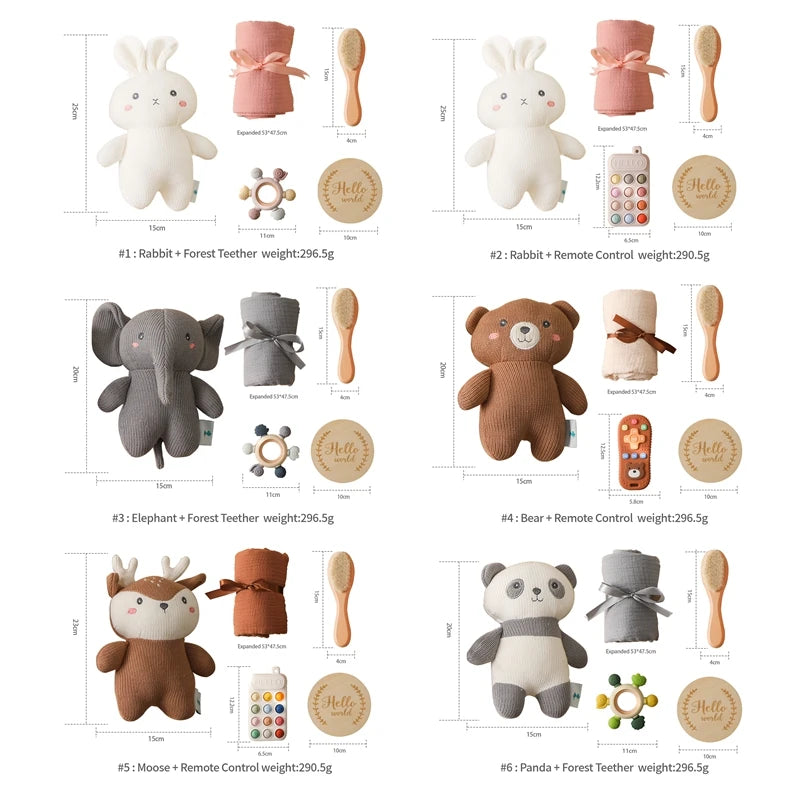 Newborn Baby Gift Set Teeny Pandas