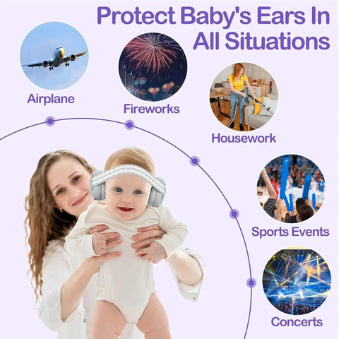 Baby Noise Cancelling Headphones - For Soundproof Earmuffs! Teeny Pandas