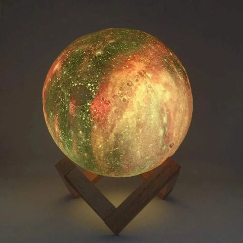 Galaxy Moon LED Night Light - Touch of Magic in Kids' Room! Teeny Pandas