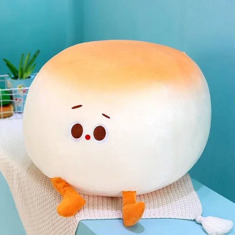 Cute and Soft Steamed Bun Pillow Plushies