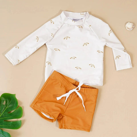 Toddler Sun Protection Swim Set - Safe, Comfortable & Ready for Fun! Teeny Pandas