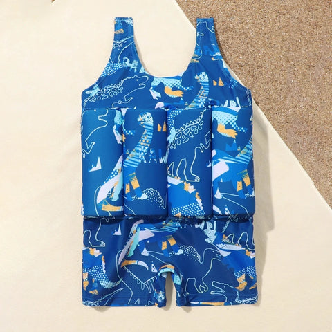 Dinosaur Boys Buoyancy Swimsuit - One-Piece Swimwear for Kids!