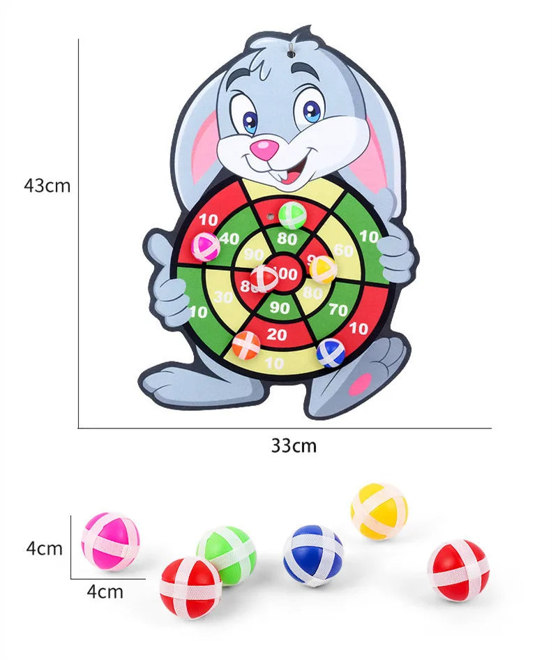 Colorful Magnetic Dart Board Game for Kids - Make Playtime Exciting! Teeny Pandas