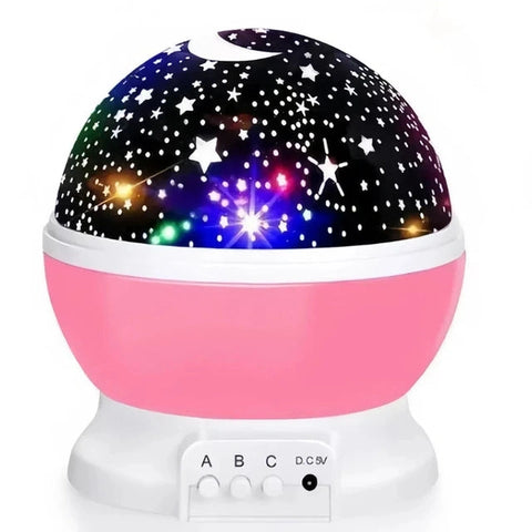 Galaxy Projector Starry Sky - Rotating LED Night Light!