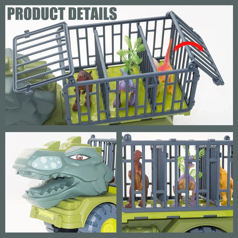 Interactive Dinosaur Engineering Vehicle Set for Kids Teeny Pandas