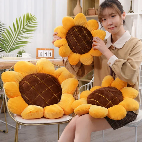 Stuffed Soft Plant Sunflower Plush Toy – Cute Plush Cushion