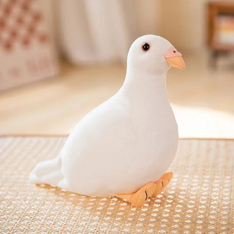 Lifelike Bird Plush Toys – Simulation Pigeon and Dove Stuffed Animals