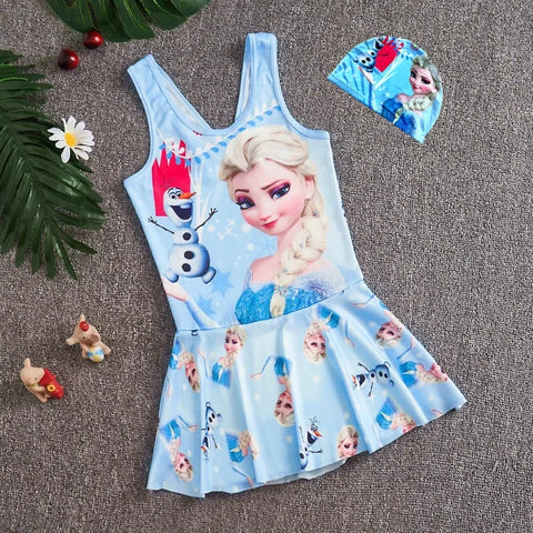 Princess Elsa Kids Swimsuit