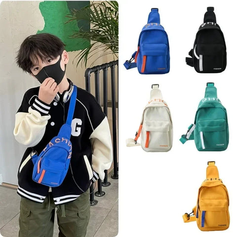 Chest Bag for Kids - Casual Shoulder Crossbody Bag for Boys