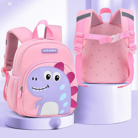 Cute 3D Cartoon Dinosaur School Bag for Boys & Girls
