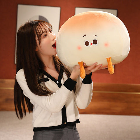 Cute and Soft Steamed Bun Pillow Plushies