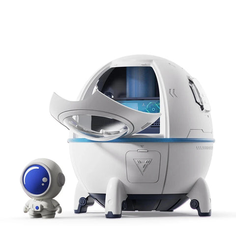 Space Capsule LED Night Light Humidifier - 7 Color Changeable Mood Lamp!