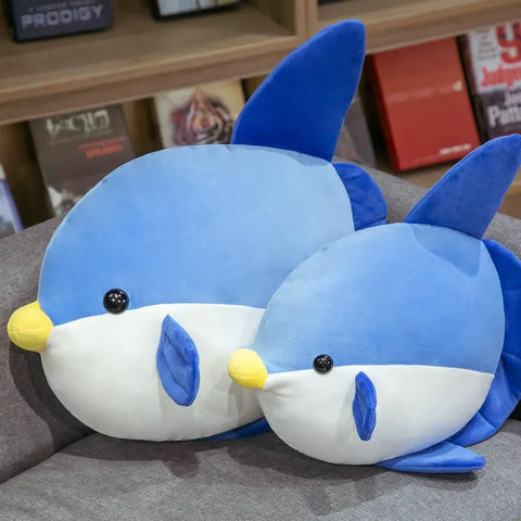 Sunfish Plush Toy – Soft Fish Pillow for Girls, Kids, and Home Decor