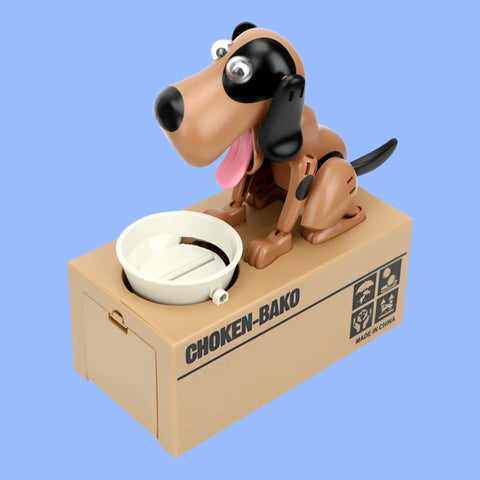 Robotic Dog Stealing Coin Bank – Interactive Money Saving Box for Kids