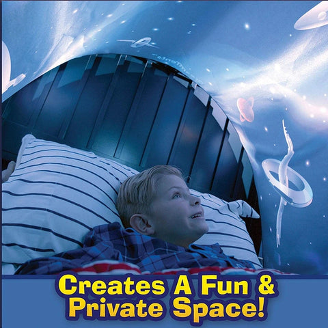 Kids Dream Overbed Tent – Cozy Sleep & Play Dome for Bedtime Fun Teeny Pandas