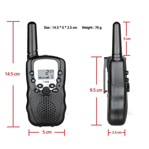Walkie Talkie Handheld Digital Radio – Camouflage Walkie Talkie Toys for Boys