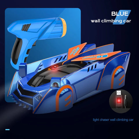 Laser-Controlled Wall Climbing RC Car