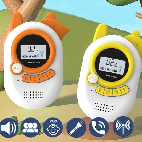 Cartoon Walkie Talkie for Kids – 3KM Range Baby Radio Toy