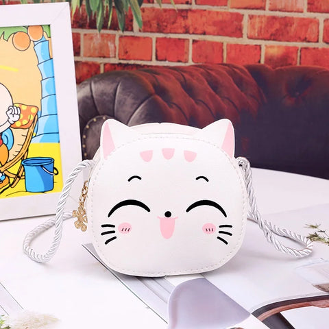 Cute Cat Cartoon Crossbody Bag