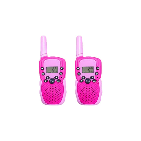 2 Walkie Talkie for Kids – 22 Channels, 2 Way Radios, LCD Backlit Screen, Flashlight