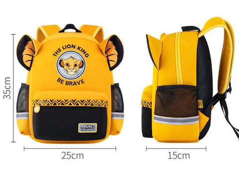 Kids Cartoon Lion Simba School Backpack