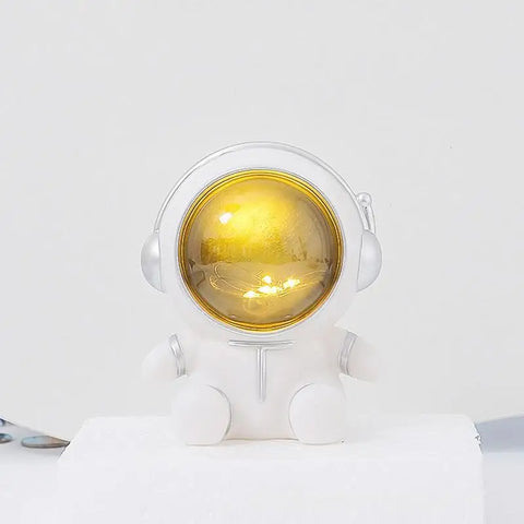Astronaut Night Light Piggy Bank – Creative Coin Saving Box for Kids' Bedroom Decor
