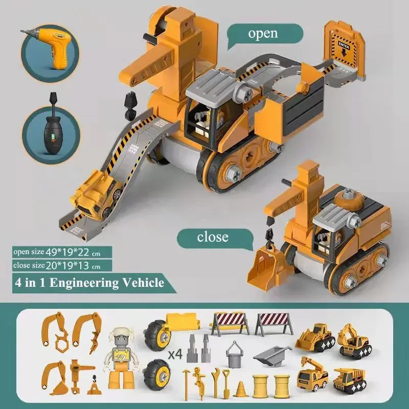 Master Builder Engineer Set for Kids - Create a Fun Engineering Experience! Teeny Pandas