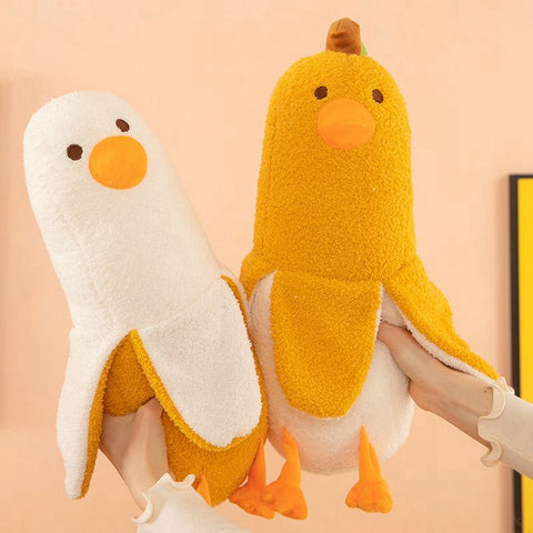 Soft Banana Duck Plushies