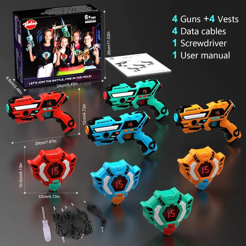 Interactive Laser Tag Set for Kids – Exciting, Safe, and Engaging Playtime Fun Teeny Pandas
