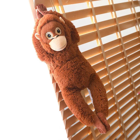 Cartoon Gorilla Plush Toy – Soft Stuffed Monkey Doll
