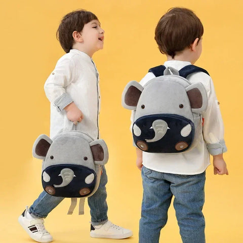 Cute Cartoon Animal Series Plush Backpack for Kids