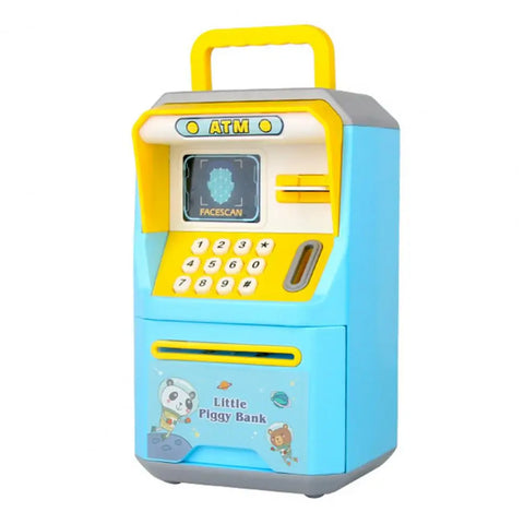 Educational Multifunctional Password Piggy Bank – ATM-Style Money Box for Kids