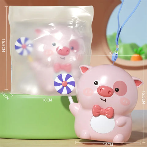 Cartoon Pig Piggy Bank – Coin Saving Jar for Kids