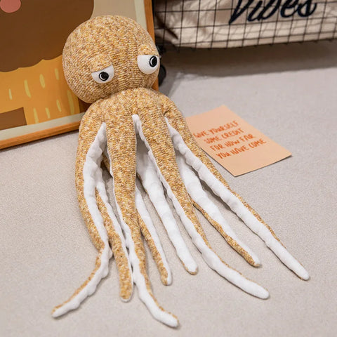 Lifelike Octopus Plush Toy – Soft Stuffed Octopus Doll for New Year Gift