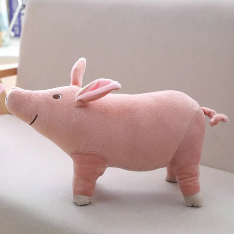 Giant Pig Plush Toy - Soft Stuffed Animal Cushion