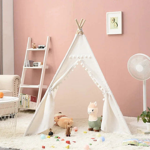 Kids Teepee Tent – Indoor &amp; Outdoor Playhouse for Imaginative Fun Teeny Pandas