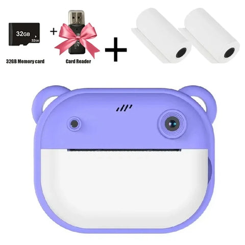 Kids Digital Thermal Print Camera - Creative Play for Kids Teeny Pandas